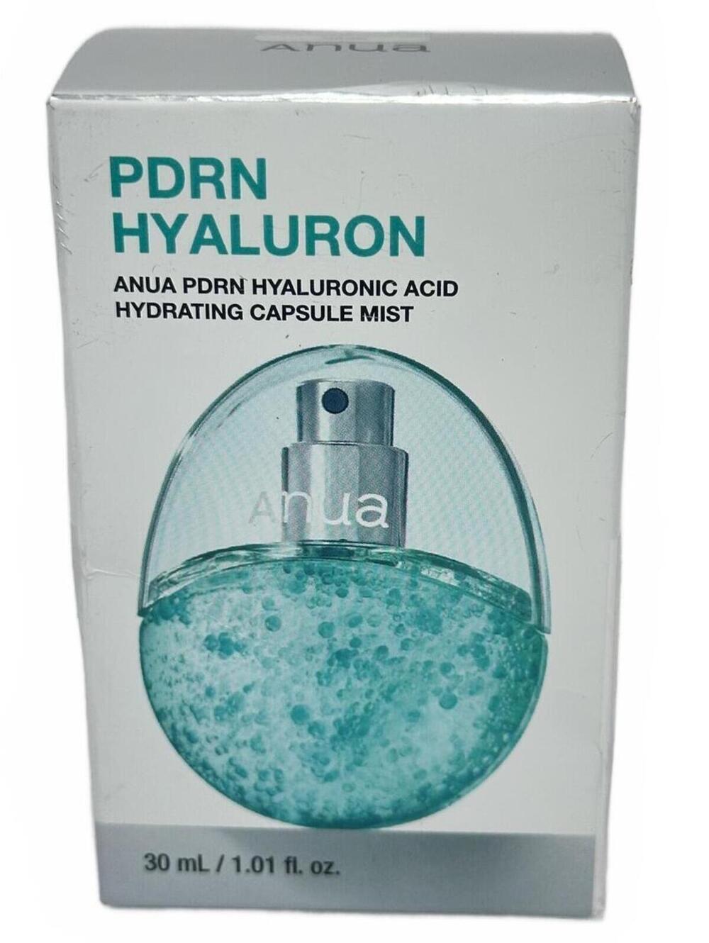 2/$20 Anua PDRN Hyaluron Hydrating Capsule Mist 30ml K-Beauty Serum Spray | NIB